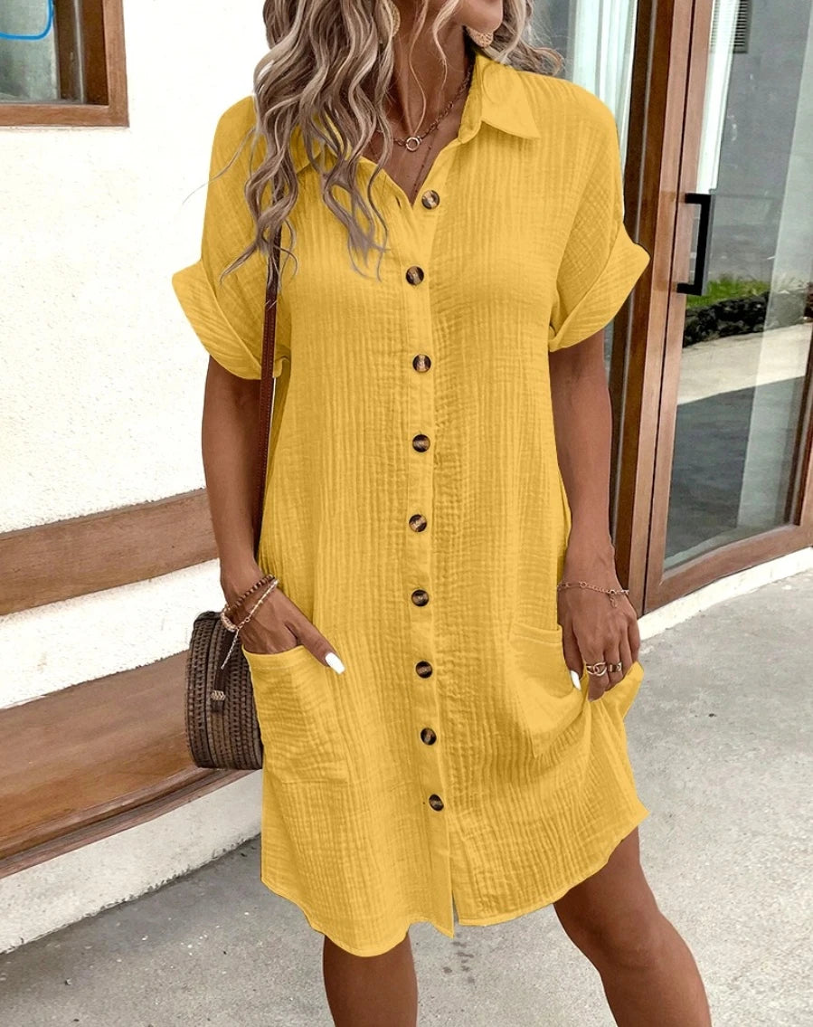 Summer Dress V-neck