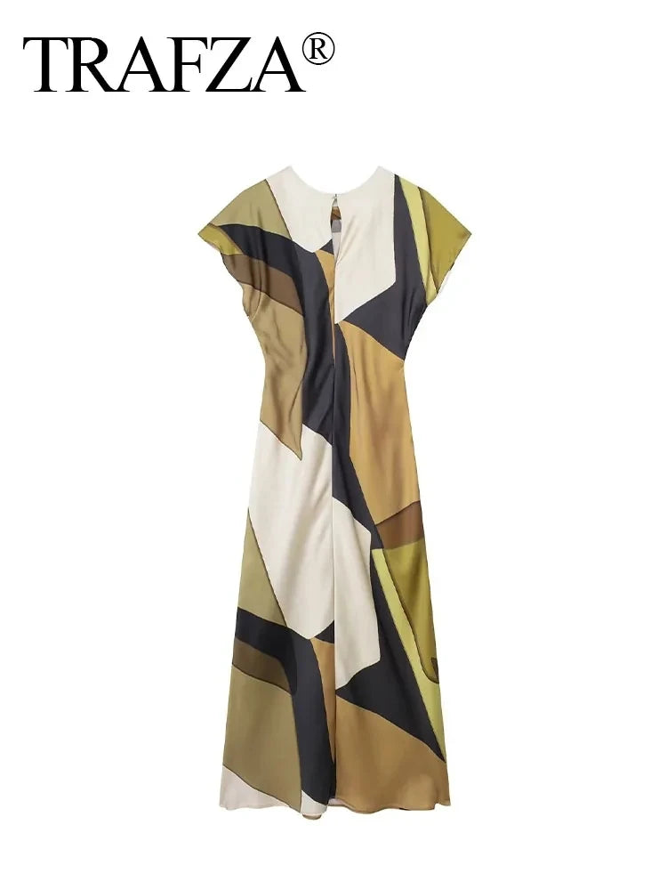 Long Dress O-Neck